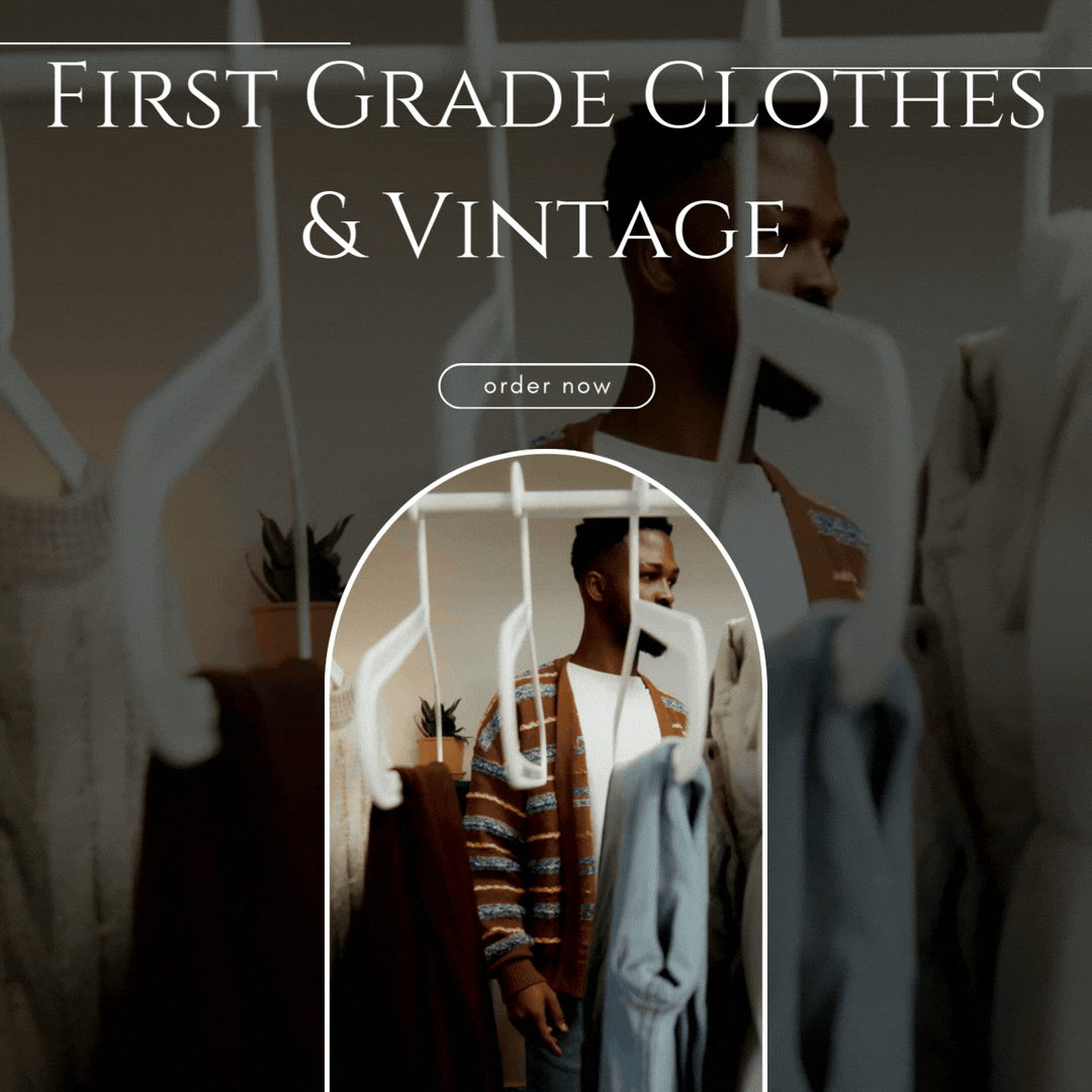 First Grade Clothes and Vintage Textile Rags